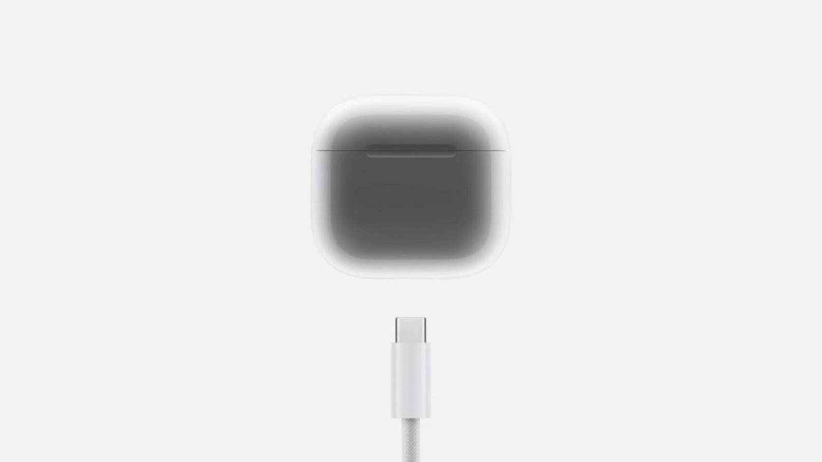 AirPods 4: Convenient USB-C Charging and Sleek Design Showcase the AirPods 4 case and its USB-C charging port.