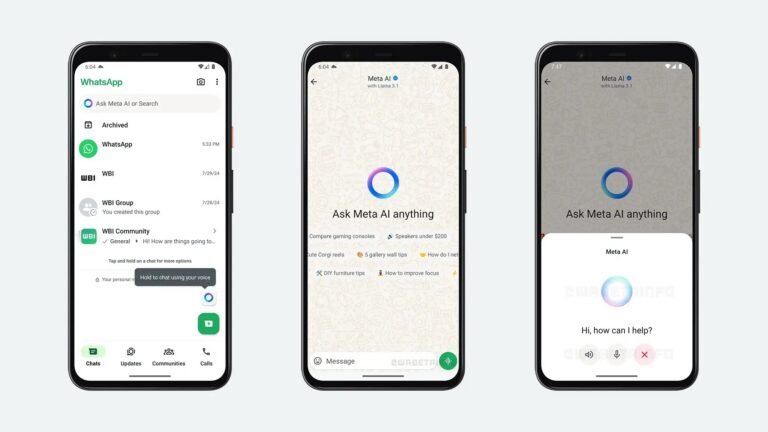 Meta AI’s New Voice Feature: Coming Soon to WhatsApp