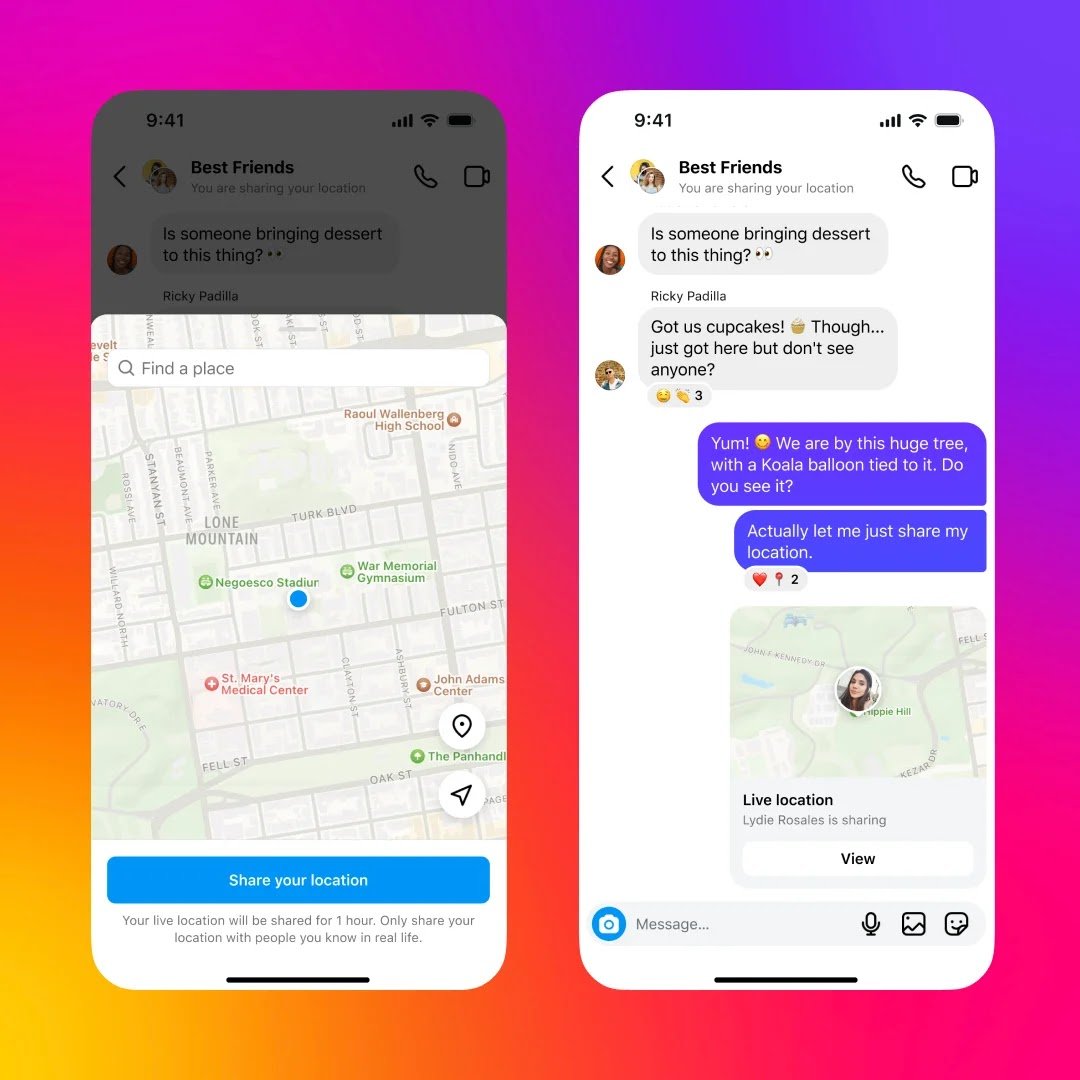 Instagram DMs Get a Location Sharing Upgrade
