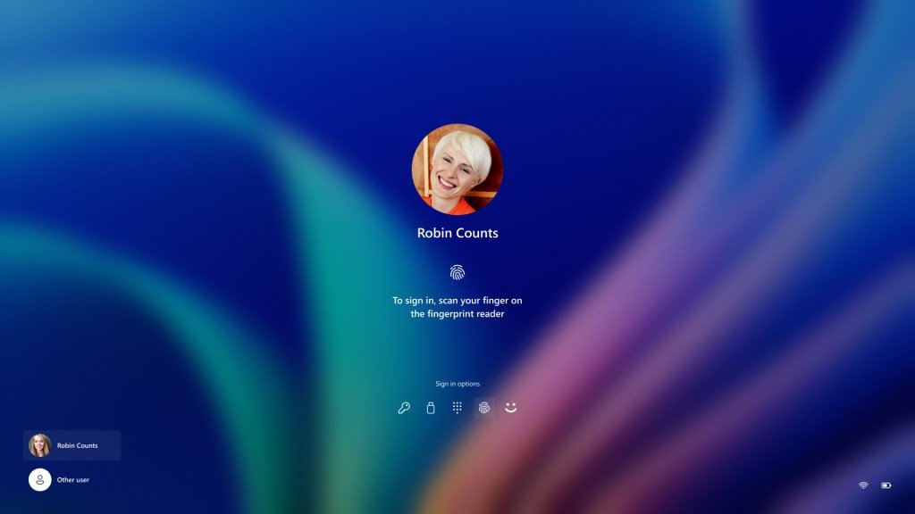 Microsoft's Updated Windows Hello Interface Icons for Pin, Face, and Fingerprint Options Microsoft's Redesigned Windows Hello Icons for Pin, Face, and Fingerprint Login