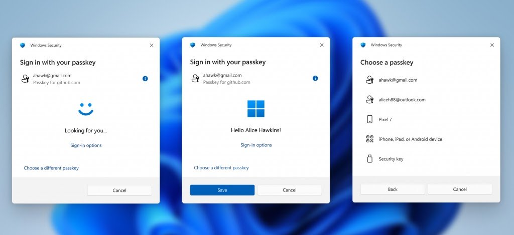 Windows Hello Passkey Login Microsoft's Redesigned Windows Hello Passkey Login Screen