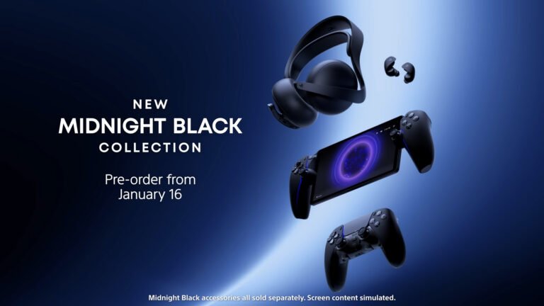 PS5 Goes Dark: All-Black Accessories Are Coming Soon