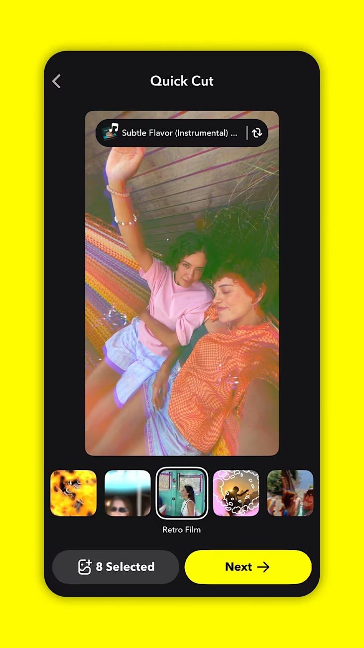 Snapchat’s new Quick Cut feature: How to Turn Your Photos into Viral Videos