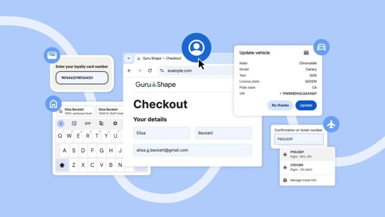 Stop Typing: Chrome Now Autofills via Google Account