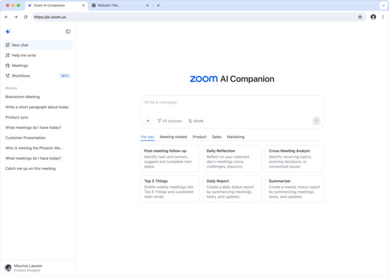 Zoom AI Companion 3.0 Now Live: How to Use the Free Web Plan