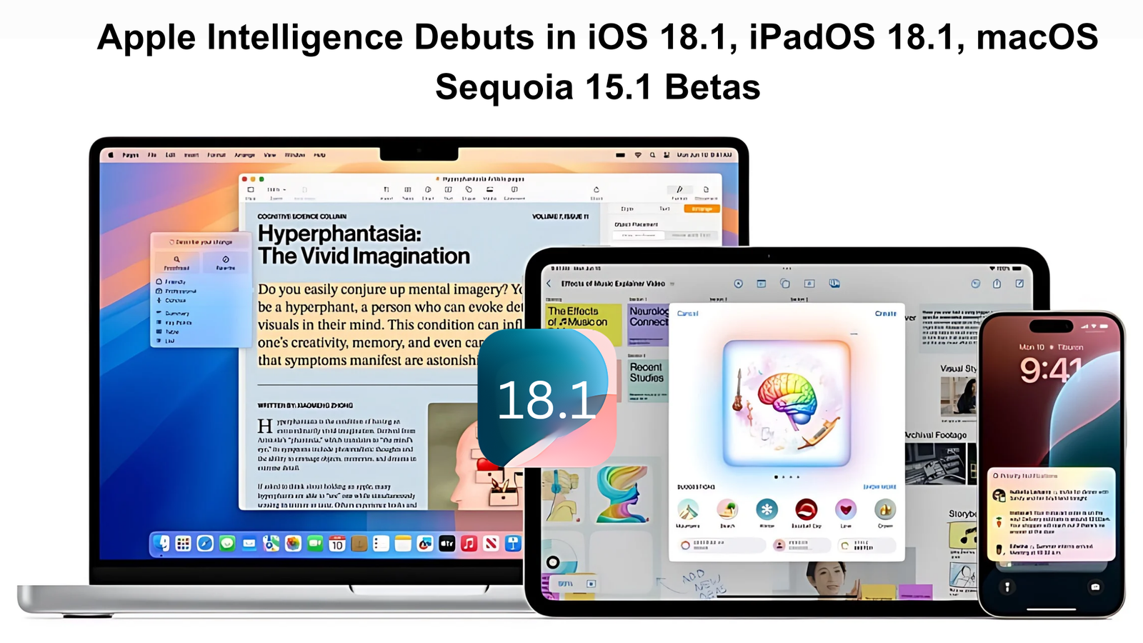 How to Install iOS 18.1, iPadOS 18.1, macOS Sequoia 15.1 Beta with Apple Intelligence