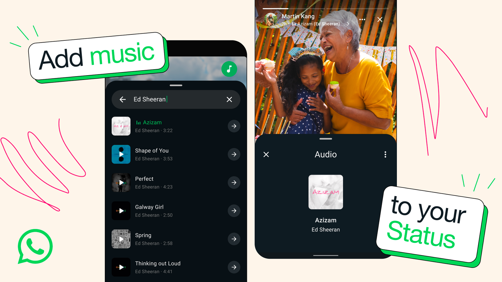 Finally! You can now add music to your WhatsApp status