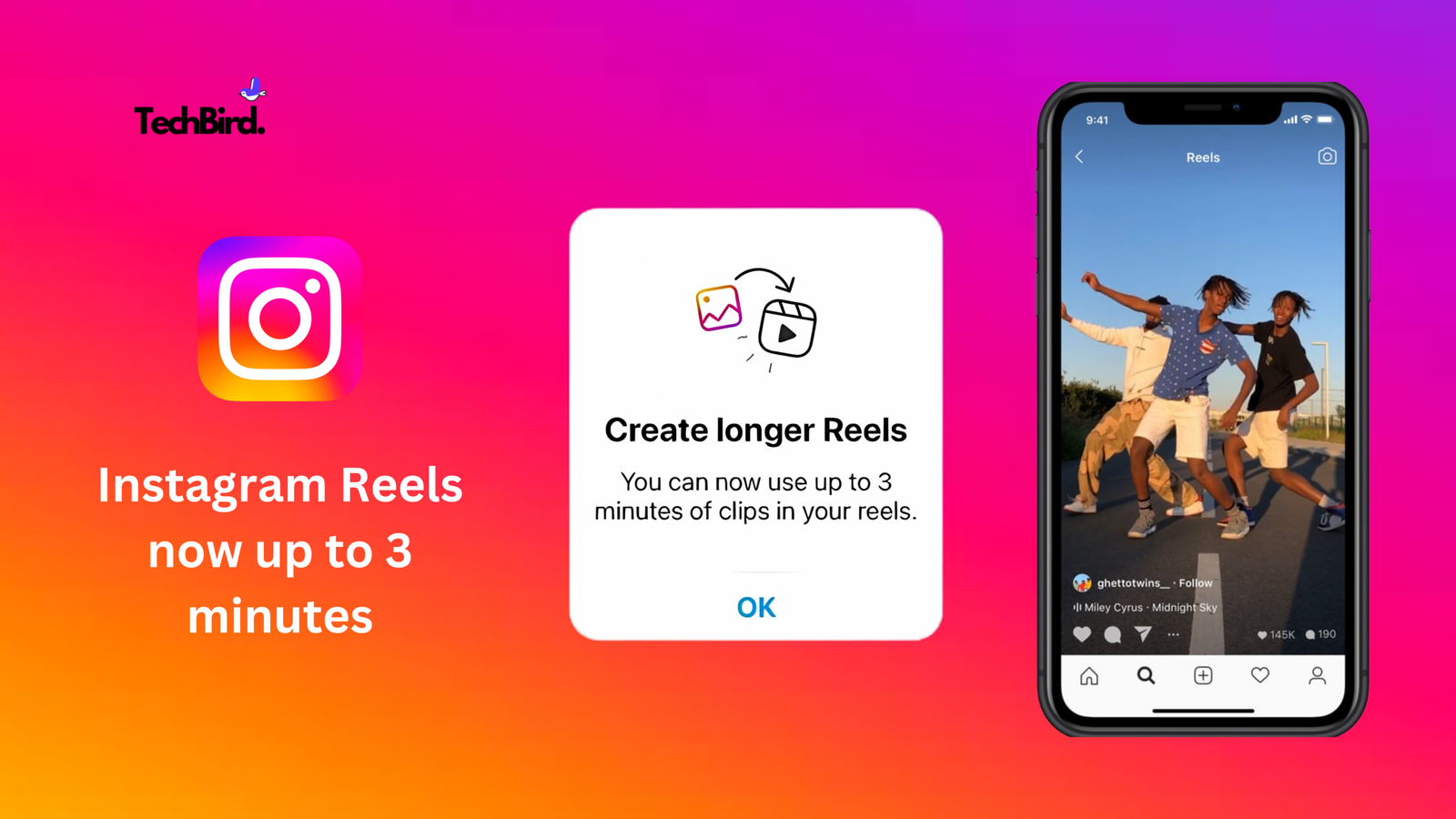 Instagram now lets you post 3 minute long reels