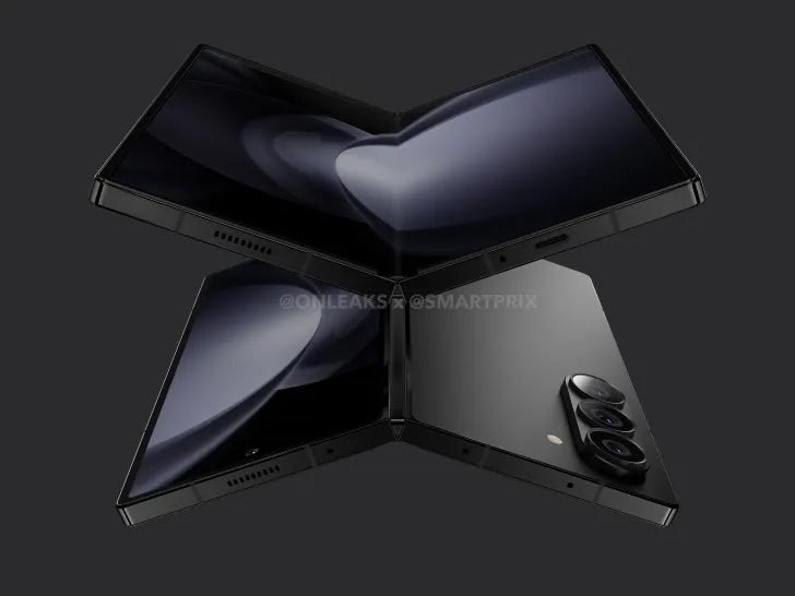 Samsung Galaxy Z Fold 6 leaked renders reveal sleek and boxier design