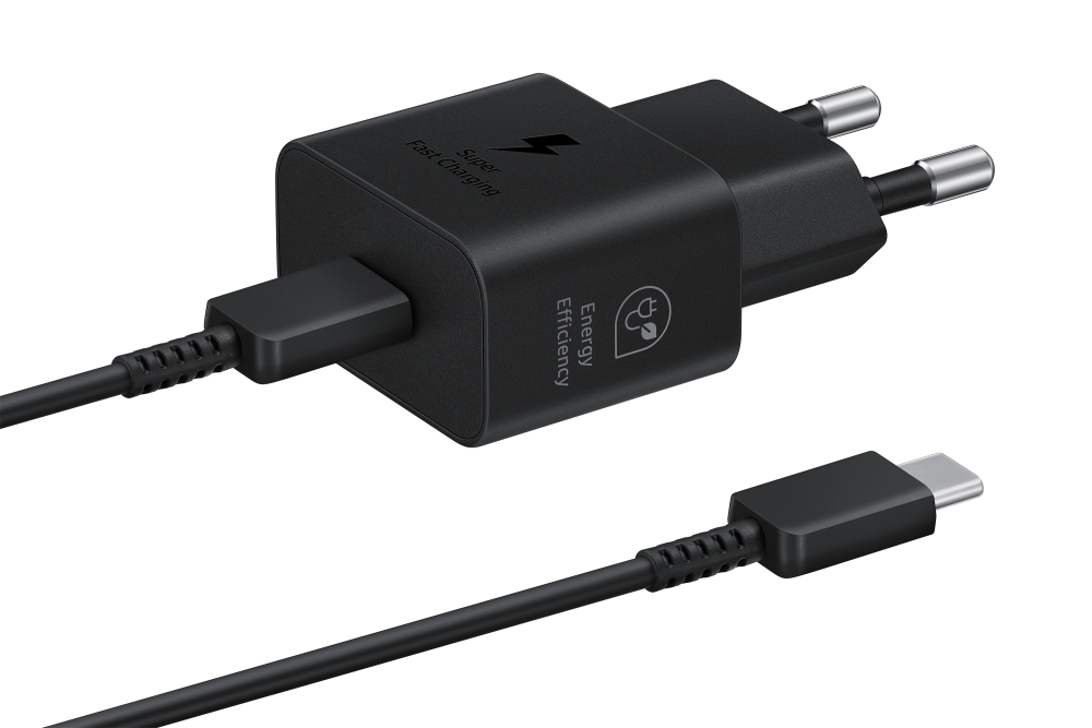 Samsung 25W PPS Charger with GaN - Slim and Efficient Charging Solution
