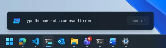 Why Microsoft rebuilt the Windows 11 run dialog for dark mode